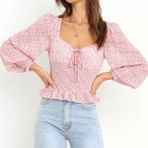 Petal + Pup Cropped Top